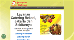 Desktop Screenshot of juragancatering.com