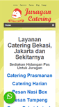 Mobile Screenshot of juragancatering.com